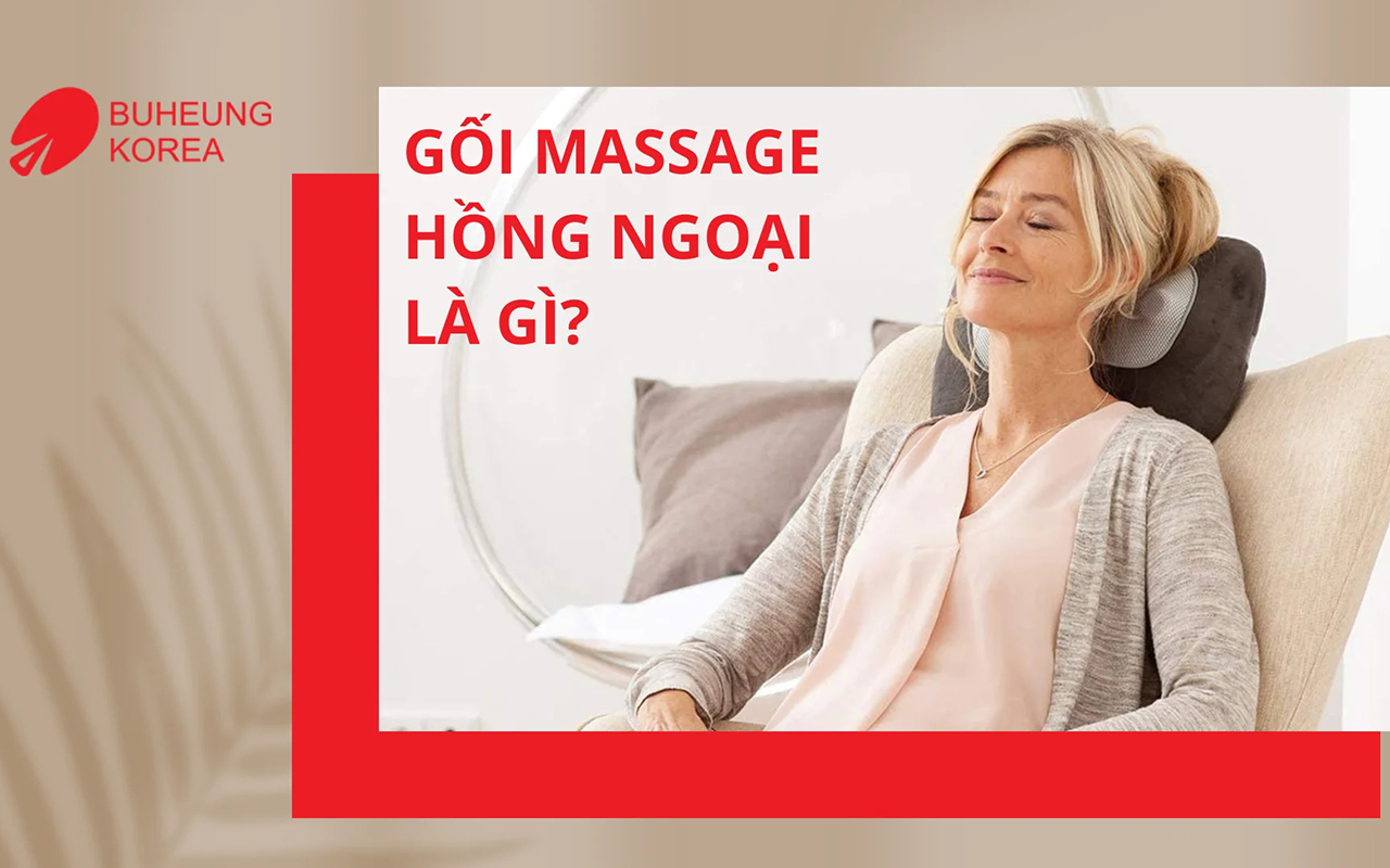 cách sử dụng gối massage cổ vai gáy