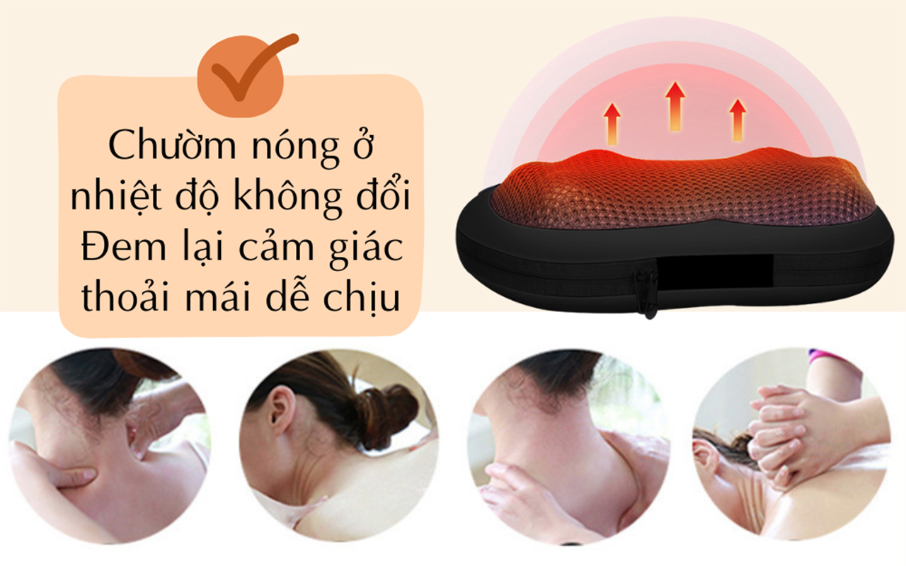 cách sử dụng máy massage vai gáy cổ hồng ngoại