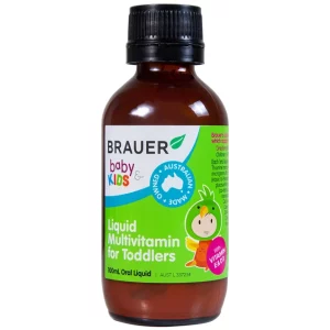 Siro bổ sung vitamin Brauer Baby & Kids Liquid Multivitamin For Toddlers 100ml