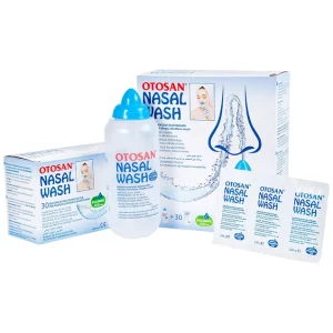 Bộ rửa xoang mũi Otosan Nasal Wash dành cho trẻ trên 6 tuổi (1 kit + 30 gói)