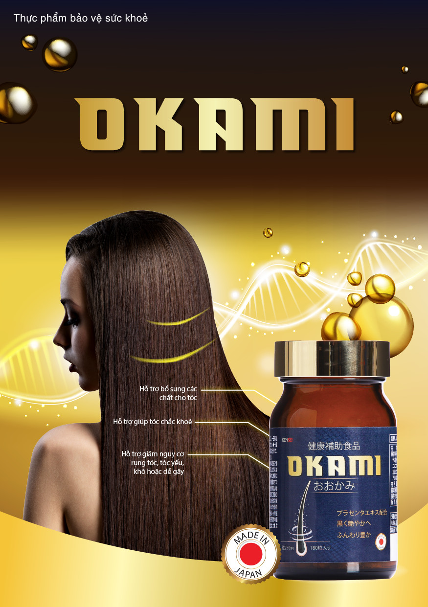 Viên uống trị rụng tóc sau sinh của Nhật – Okami go1care