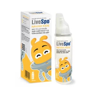 LiveSpo NAVAX KIDS - Bào tử lợi khuẩn giúp giảm nguy cơ viêm đường hô hấp