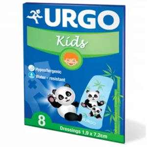Băng cá nhân Urgo Kids dùng để bảo vệ vết thương nhỏ (1,9cm x 7,2cm - 8 miếng)