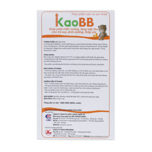 Bột pha uống KaoBB IMC hỗ trợ tăng chiều cao (3g x 16 gói)