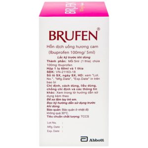 Thuốc Brufen Abbott hỗ trợ giảm đau và hạ sốt ở trẻ em (60ml)