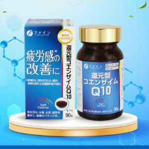 Viên uống FFC Ubiquinol Coenzyme Q10 FINE JAPAN cải thiện sức khỏe từ tế bào gốc lọ 90 viên