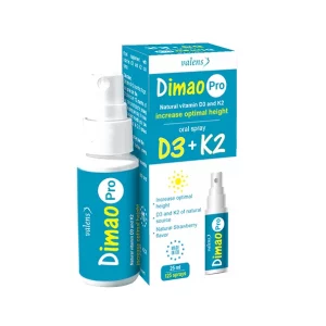 Dimao Pro D3K2 Oral Spray bổ sung vitamin D3 và K2 cho bé