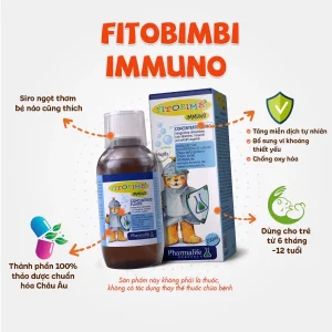 Siro Fitobimbi Immuno Concentrato Fluido Pharmalife tăng cường chức năng miễn dịch tự nhiên (200ml)