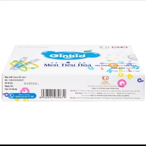 Men Tiêu Hoá Ginkid GINIC hỗ trợ giảm triệu chứng tiêu chảy, rối loạn tiêu hóa, ngộ độc thức ăn (20 ống x 5ml)