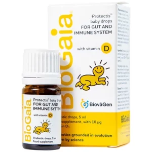 Men vi sinh BioGaia Protectis Baby Drops With Vitamin D3 hỗ trợ tăng cường tiêu hóa (5ml)