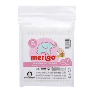 Tăm bông trẻ em Merigo Bạch Tuyết (55 que/gói)