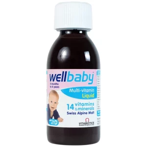 Siro Wellbaby Multi-Vitamin Liquid bổ sung vitamin cho trẻ