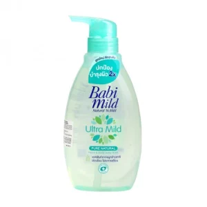 Sữa tắm gội toàn thân cho bé Babi Mild Ultra Mild Pure Natural Head & Body Baby Bath (400ml)