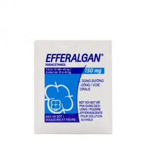Thuốc Efferalgan 150mg Upsa SAS hạ sốt, giảm đau ở trẻ em (12 gói)