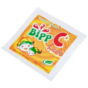 Viên ngậm Bipp C vị cam DHG hỗ trợ tăng cường sức đề kháng cho trẻ (35 gói)