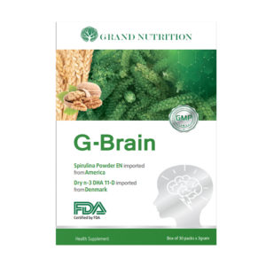 Thực phẩm bảo vệ sức khỏe cốm hỗ trợ trí não G-Brain (Hộp 30 gói)
