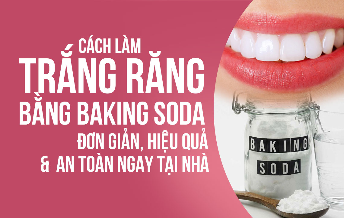 cach lam trang rang bang baking soda 2 Cách làm trắng răng bằng baking soda đơn giản – hiệu quả – an toàn ngay tại nhà Go1Care