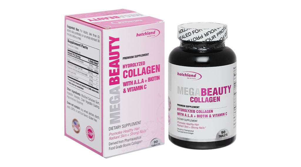 mega beauty collagen 90v 2 1 1 1024x569 1 viên uống collagen nào tốt? Review Go1Care
