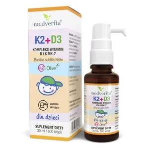 Vitamin D3 K2 MK7 Medverita - 30ml