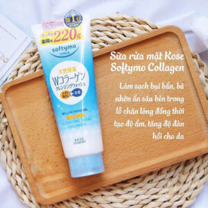 Sữa rửa mặt Collagen Kose Softymo 220g